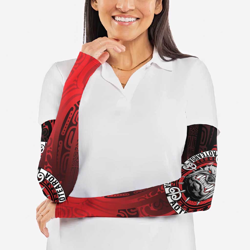 Aotearoa Bulldog Arm Sleeves New Zealand Kowhaiwhai Tribal LT9 - Polynesian Pride