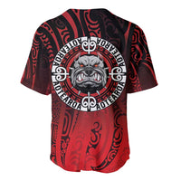 Aotearoa Bulldog Baseball Jersey New Zealand Kowhaiwhai Tribal LT9 - Polynesian Pride