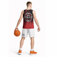 Aotearoa Bulldog Basketball Jersey New Zealand Kowhaiwhai Tribal LT9 - Polynesian Pride