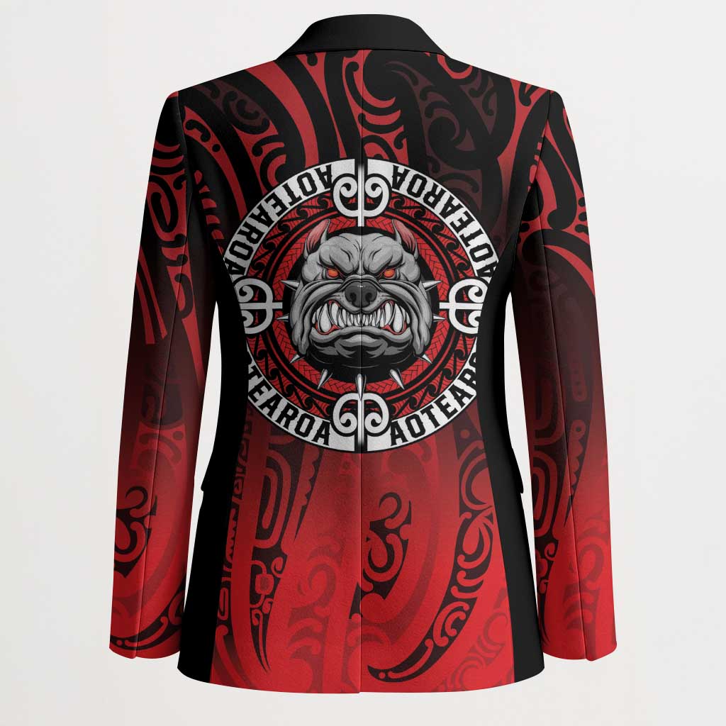 Aotearoa Bulldog Blazer New Zealand Kowhaiwhai Tribal LT9 - Polynesian Pride