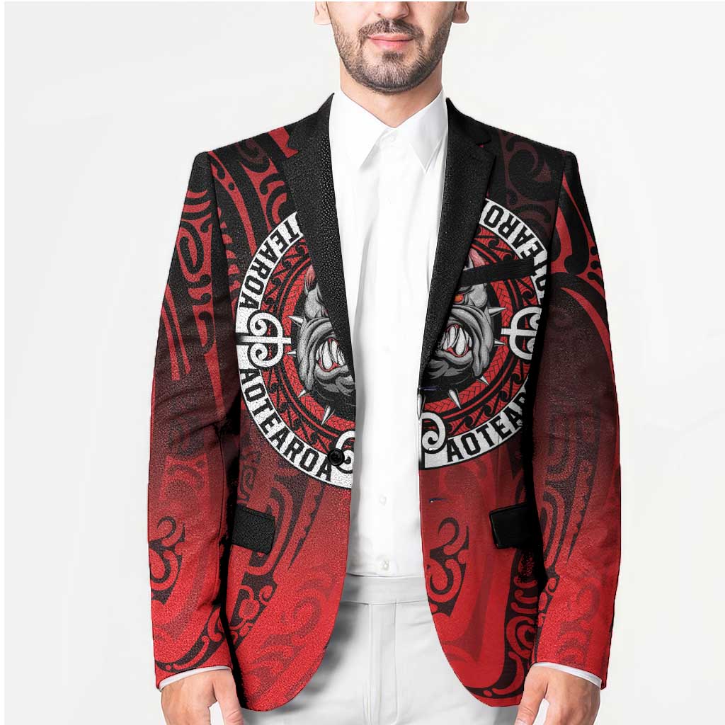 Aotearoa Bulldog Blazer New Zealand Kowhaiwhai Tribal LT9 - Polynesian Pride
