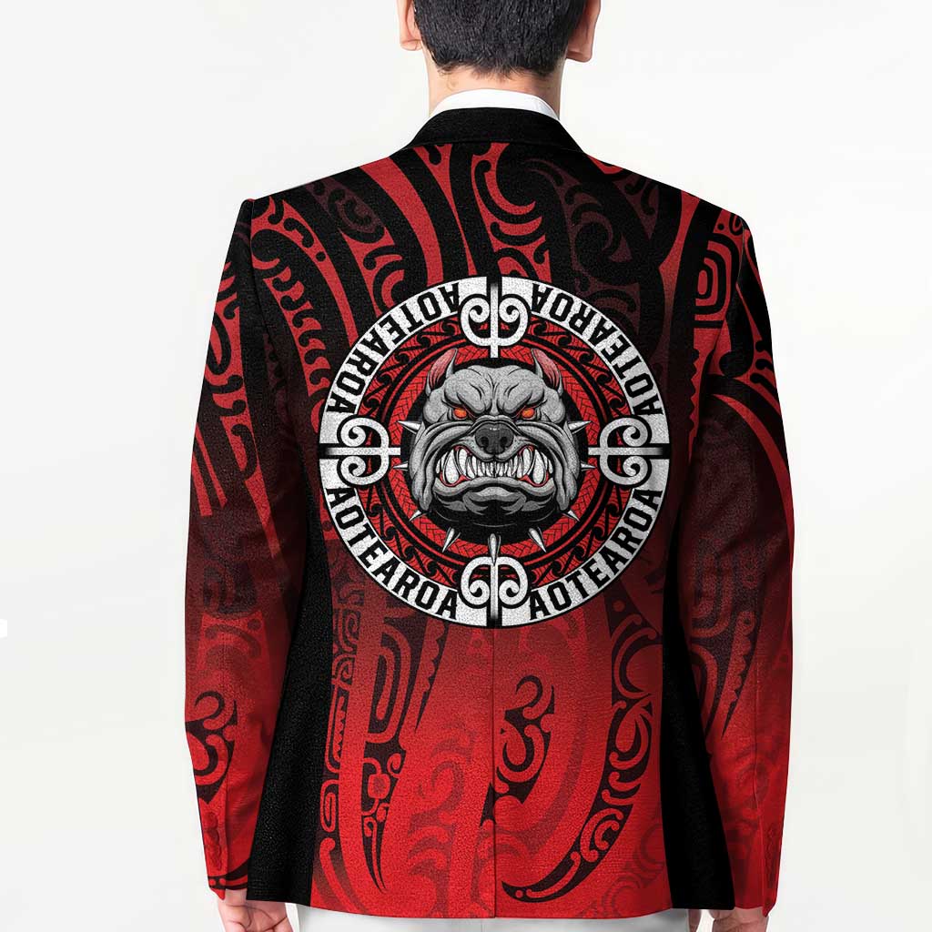 Aotearoa Bulldog Blazer New Zealand Kowhaiwhai Tribal LT9 - Polynesian Pride