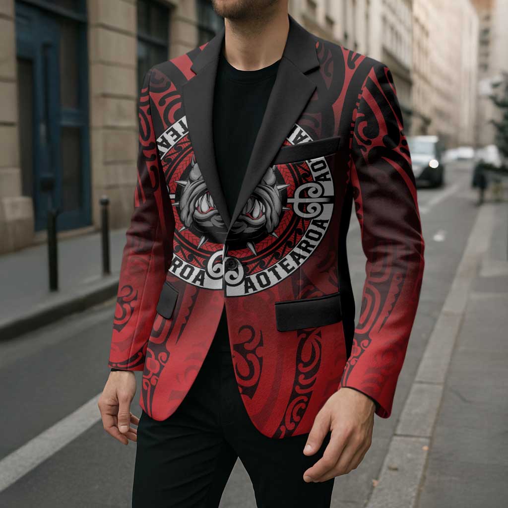 Aotearoa Bulldog Blazer New Zealand Kowhaiwhai Tribal LT9 - Polynesian Pride