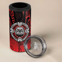 Aotearoa Bulldog 4 in 1 Can Cooler Tumbler New Zealand Kowhaiwhai Tribal LT9 - Polynesian Pride