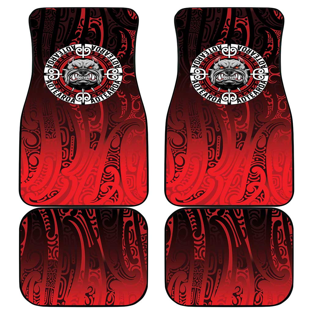 Aotearoa Bulldog Car Mats New Zealand Kowhaiwhai Tribal LT9 - Polynesian Pride