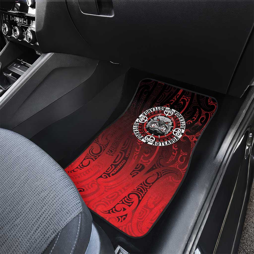 Aotearoa Bulldog Car Mats New Zealand Kowhaiwhai Tribal LT9 - Polynesian Pride