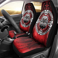 Aotearoa Bulldog Car Seat Cover New Zealand Kowhaiwhai Tribal LT9 - Polynesian Pride