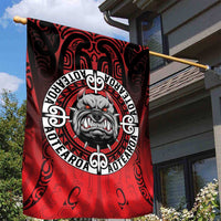 Aotearoa Bulldog Garden Flag New Zealand Kowhaiwhai Tribal LT9 - Polynesian Pride