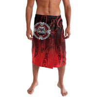 Aotearoa Bulldog Lavalava New Zealand Kowhaiwhai Tribal LT9 Red - Polynesian Pride