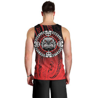 Aotearoa Bulldog Men Tank Top New Zealand Kowhaiwhai Tribal LT9 - Polynesian Pride