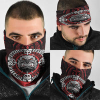 Aotearoa Bulldog Neck Gaiter New Zealand Kowhaiwhai Tribal LT9 - Polynesian Pride