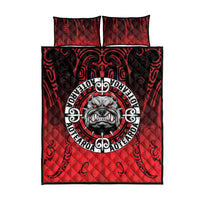 Aotearoa Bulldog Quilt Bed Set New Zealand Kowhaiwhai Tribal LT9 - Polynesian Pride