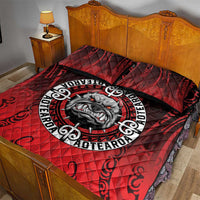 Aotearoa Bulldog Quilt Bed Set New Zealand Kowhaiwhai Tribal LT9 - Polynesian Pride
