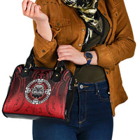 Aotearoa Bulldog Shoulder Handbag New Zealand Kowhaiwhai Tribal LT9 - Polynesian Pride