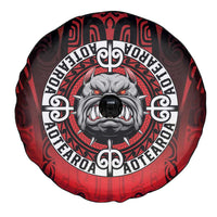 Aotearoa Bulldog Spare Tire Cover New Zealand Kowhaiwhai Tribal LT9 - Polynesian Pride