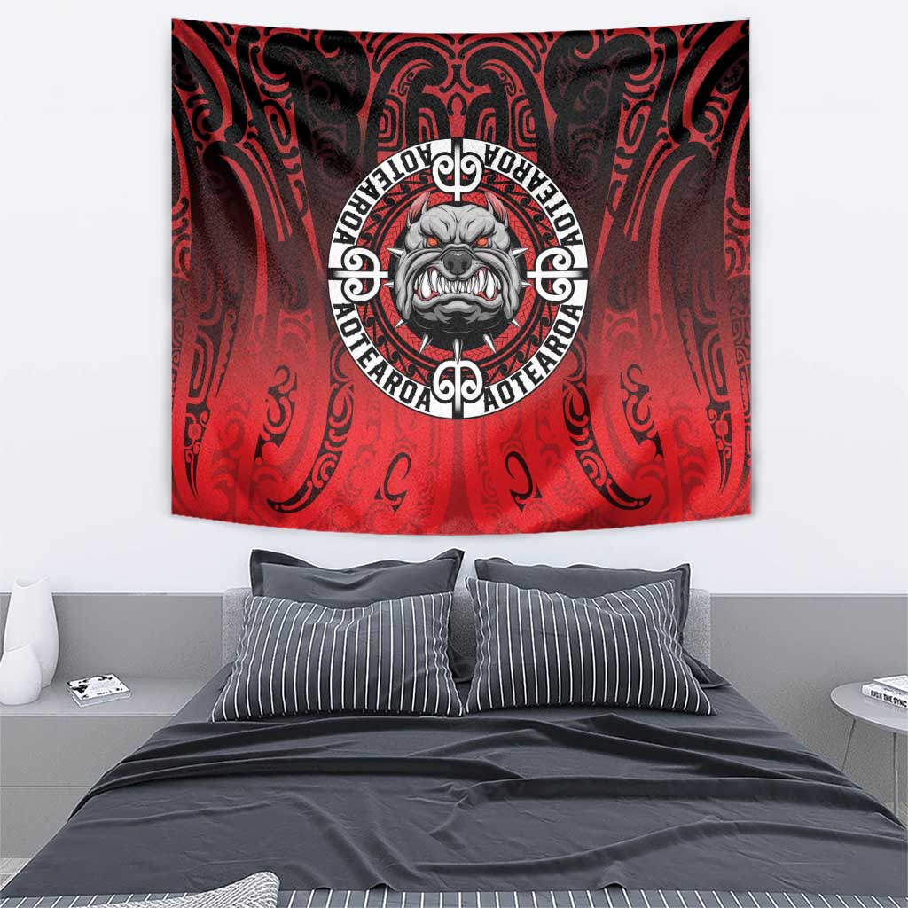 Aotearoa Bulldog Tapestry New Zealand Kowhaiwhai Tribal LT9 - Polynesian Pride