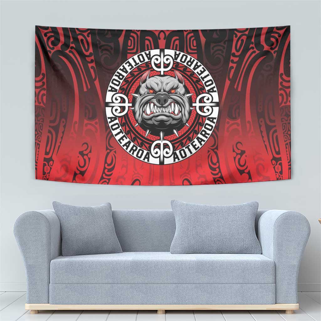 Aotearoa Bulldog Tapestry New Zealand Kowhaiwhai Tribal LT9 - Polynesian Pride