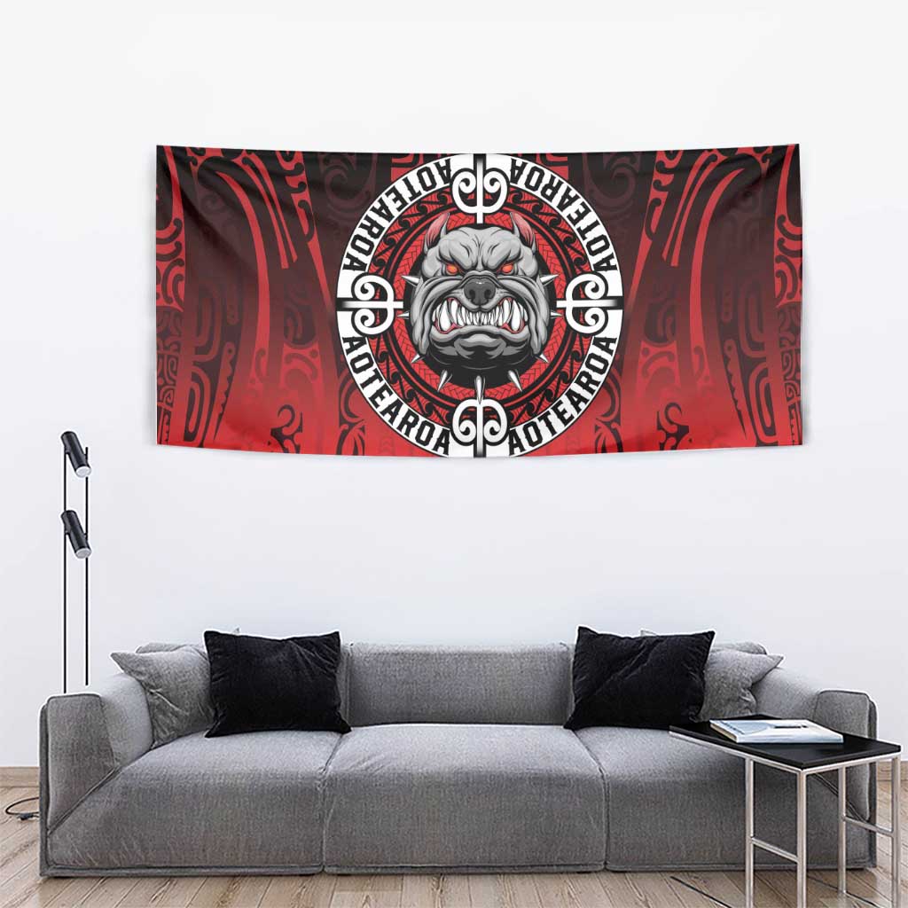 Aotearoa Bulldog Tapestry New Zealand Kowhaiwhai Tribal LT9 - Polynesian Pride
