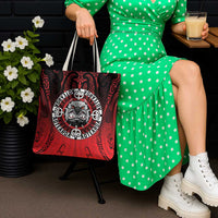 Aotearoa Bulldog Tote Bag New Zealand Kowhaiwhai Tribal LT9 - Polynesian Pride
