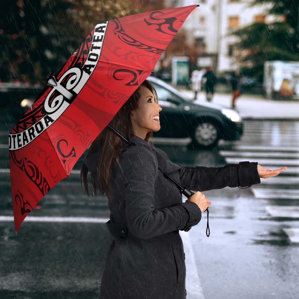 Aotearoa Bulldog Umbrella New Zealand Kowhaiwhai Tribal LT9 - Polynesian Pride