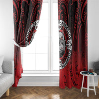 Aotearoa Bulldog Window Curtain New Zealand Kowhaiwhai Tribal LT9 - Polynesian Pride