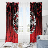 Aotearoa Bulldog Window Curtain New Zealand Kowhaiwhai Tribal LT9 - Polynesian Pride