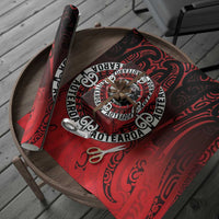 Aotearoa Bulldog Wrapping Paper New Zealand Kowhaiwhai Tribal LT9 - Polynesian Pride