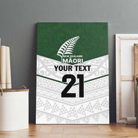 Custom New Zealand Maori Niho Taniwha Canvas Wall Art