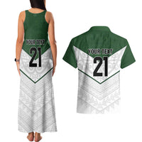 Custom New Zealand Maori Niho Taniwha Couples Matching Tank Maxi Dress and Hawaiian Shirt LT9 - Polynesian Pride