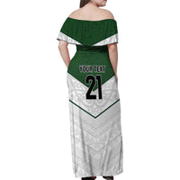 Custom New Zealand Maori Niho Taniwha Family Matching Off Shoulder Maxi Dress and Hawaiian Shirt LT9 - Polynesian Pride