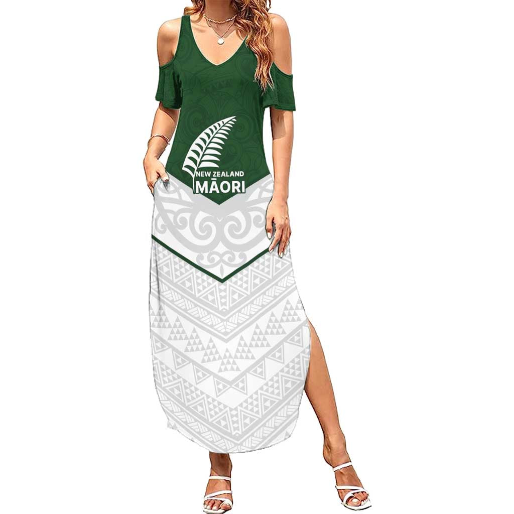 Custom New Zealand Maori Niho Taniwha Family Matching Summer Maxi Dress and Hawaiian Shirt