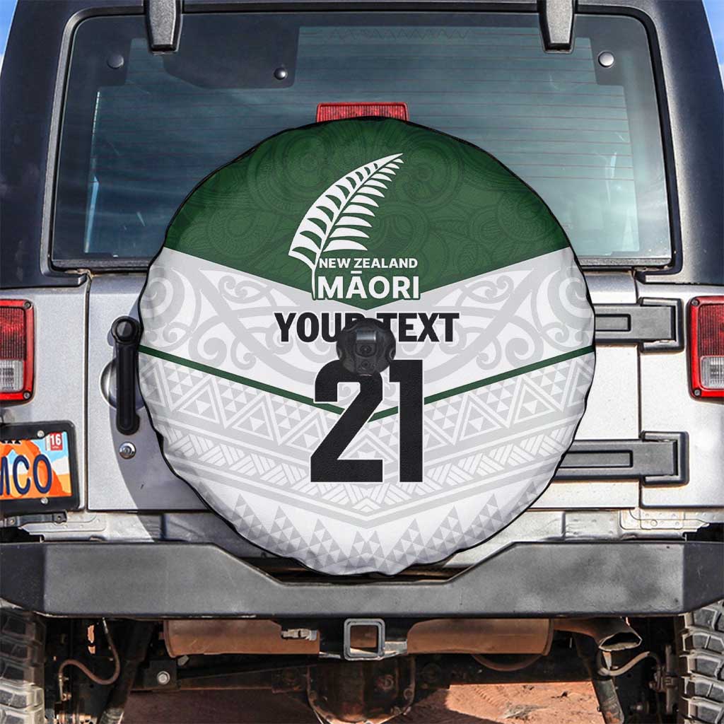 Custom New Zealand Maori Niho Taniwha Spare Tire Cover LT9 Green - Polynesian Pride