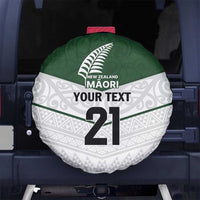 Custom New Zealand Maori Niho Taniwha Spare Tire Cover LT9 No hole Green - Polynesian Pride