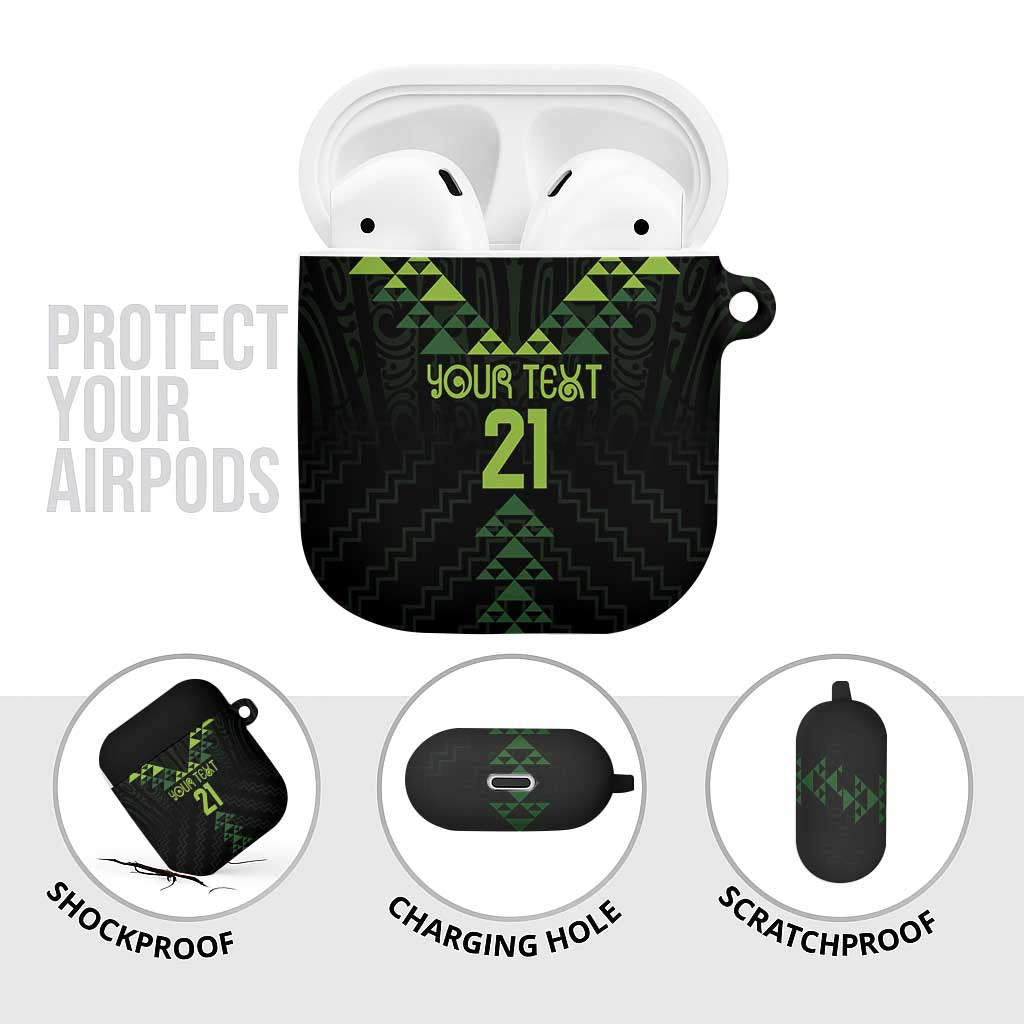 Custom New Zealand Maori Koru Koiri Motif AirPods Case - Polynesian Pride
