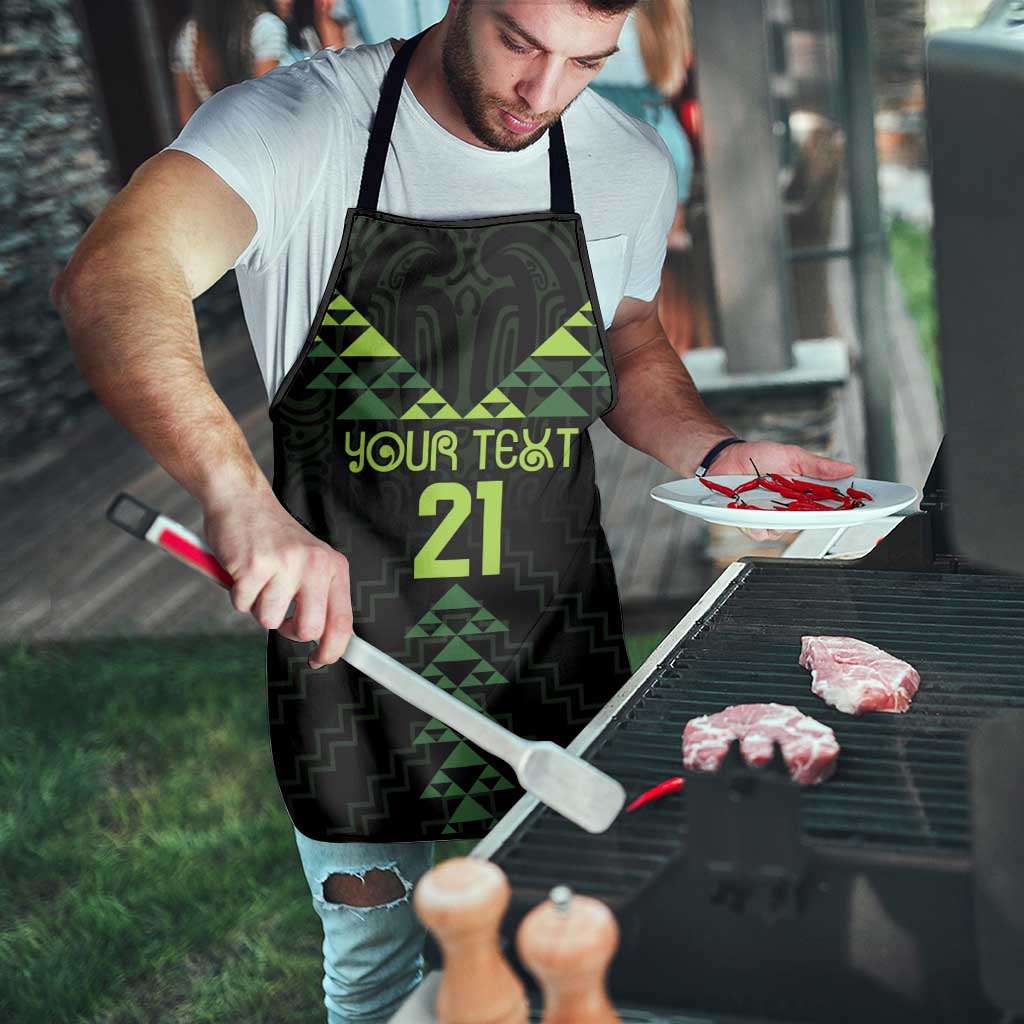 Custom New Zealand Maori Koru Koiri Motif Apron - Polynesian Pride