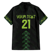 Custom New Zealand Maori Koru Koiri Motif Family Matching Off Shoulder Short Dress and Hawaiian Shirt