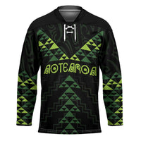 Custom New Zealand Maori Koru Koiri Motif Hockey Jersey - Polynesian Pride