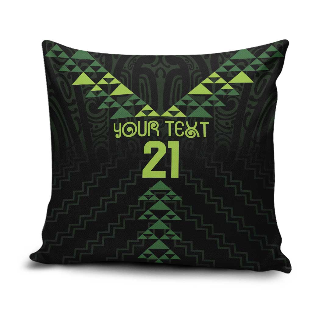 Custom New Zealand Maori Koru Koiri Motif Pillow Cover - Polynesian Pride