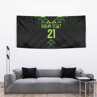 Custom New Zealand Maori Koru Koiri Motif Tapestry