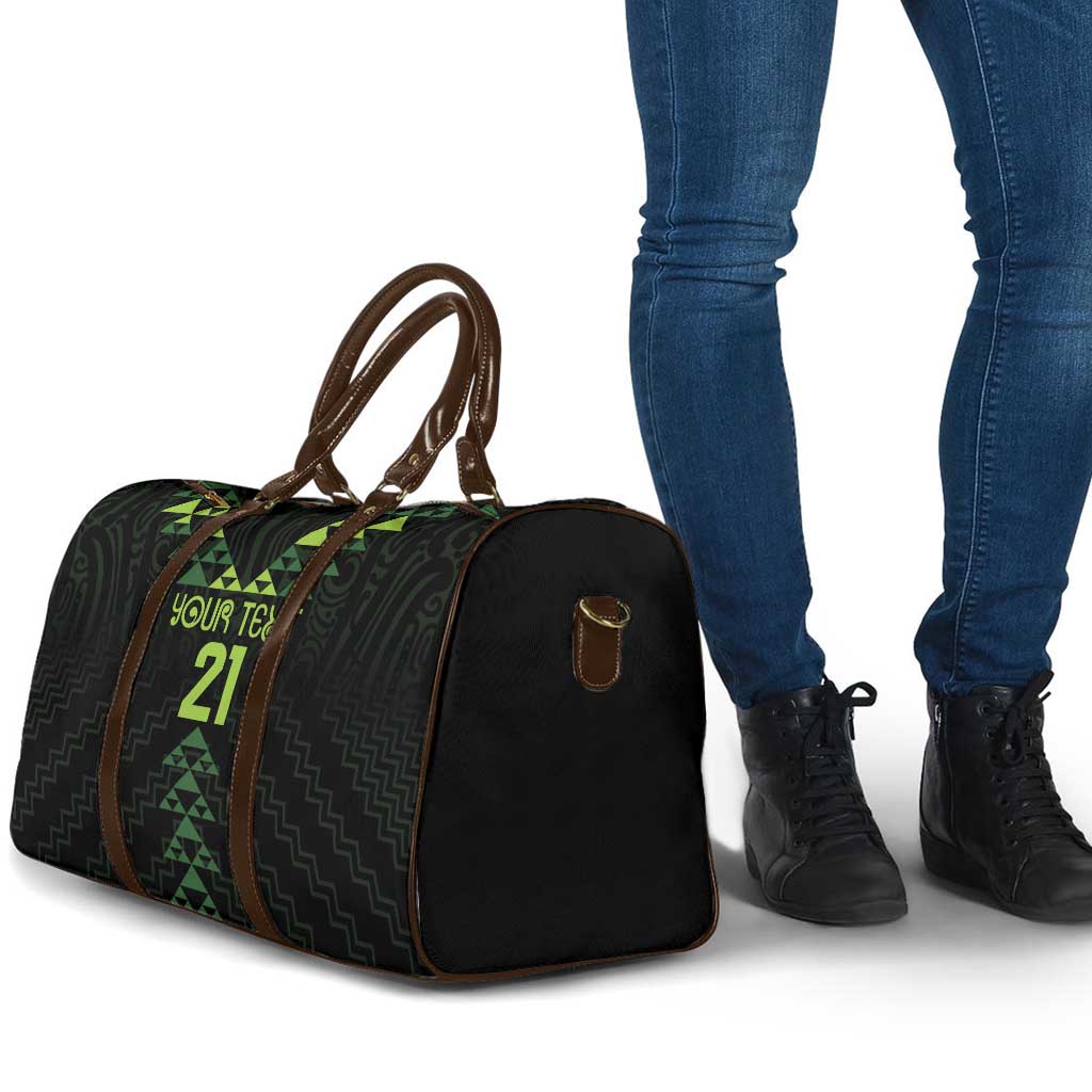 Custom New Zealand Maori Koru Koiri Motif Travel Bag - Polynesian Pride