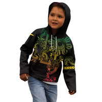 Filipino Sun Tribal Tattoo Kid Hoodie Philippines Inspired Barong Reggae Art LT9 - Polynesian Pride