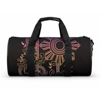 Filipino Sun Tribal Tattoo Duffle Bag Philippines Inspired Barong Pink Art