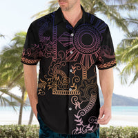 Filipino Sun Tribal Tattoo Hawaiian Shirt Philippines Inspired Barong Pink Art LT9 - Polynesian Pride