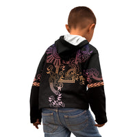 Filipino Sun Tribal Tattoo Kid Hoodie Philippines Inspired Barong Pink Art LT9 - Polynesian Pride