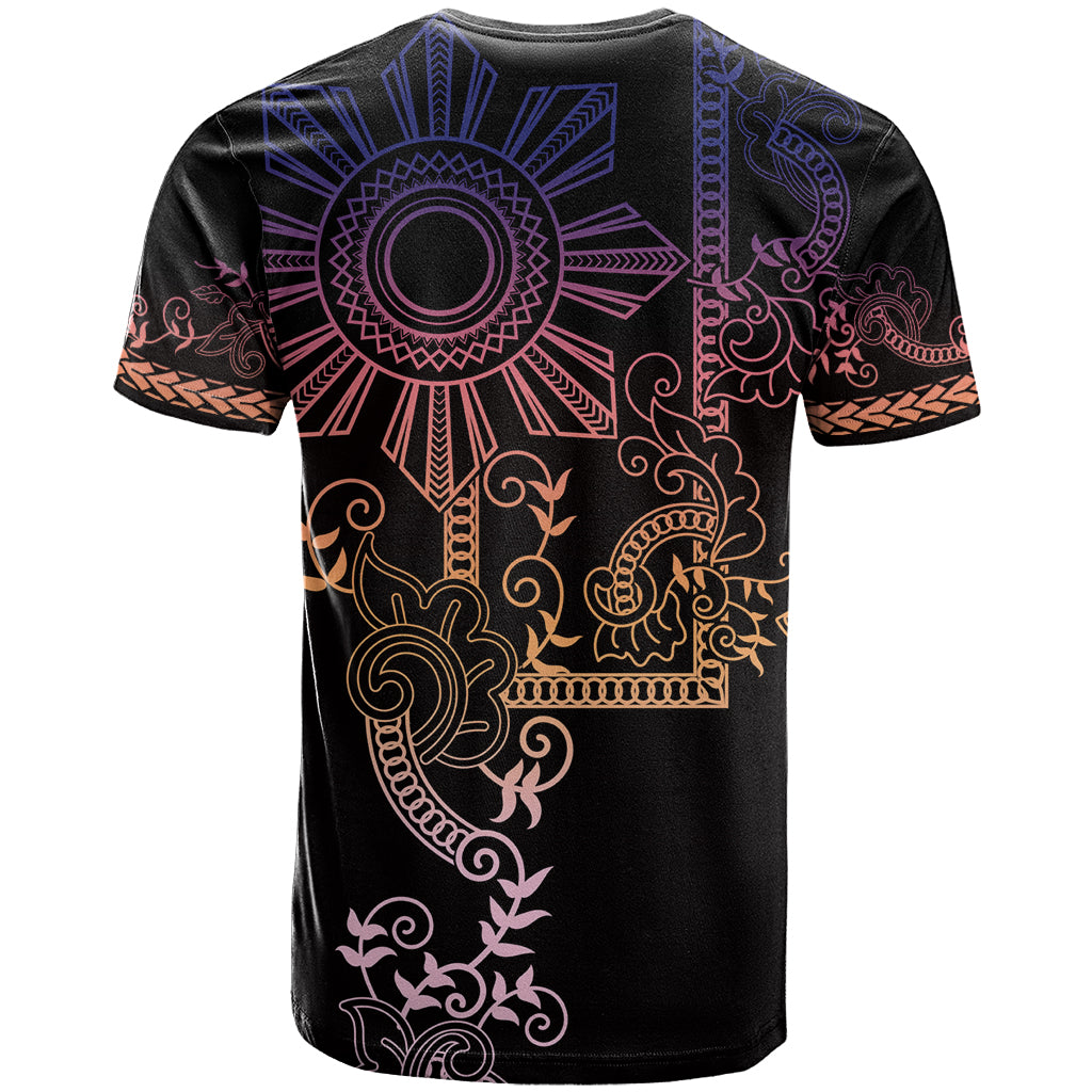 Filipino Sun Tribal Tattoo T Shirt Philippines Inspired Barong Pink Art LT9 - Polynesian Pride