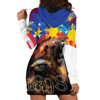 Philippines Lion and Eagle 1898 Hoodie Dress Pilipinas Maligayang Araw ng Kalayaan LT9 - Polynesian Pride