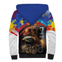 Philippines Lion and Eagle 1898 Sherpa Hoodie Pilipinas Maligayang Araw ng Kalayaan LT9 - Polynesian Pride