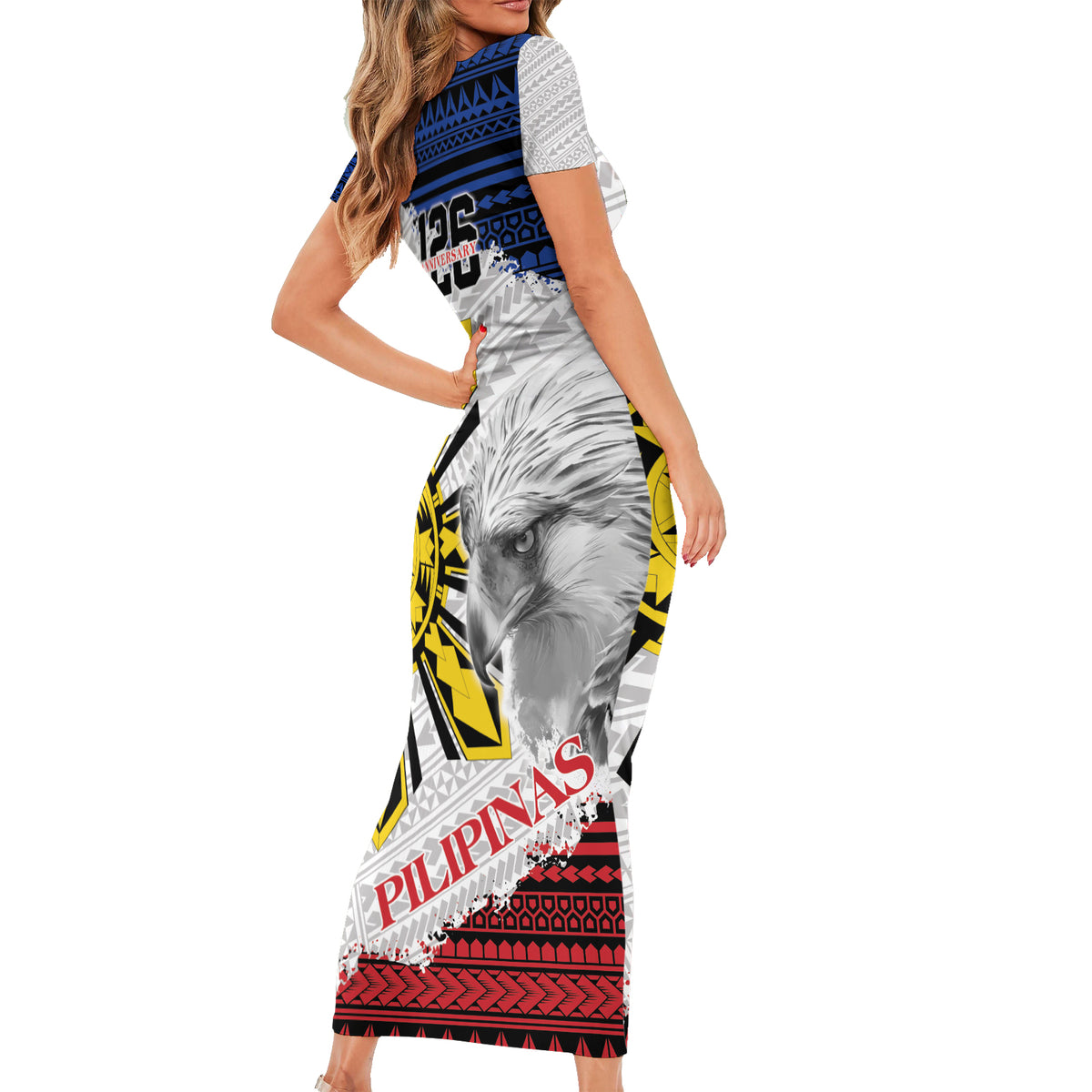 Philippines 126th Independence Day Family Matching Short Sleeve Bodycon Dress and Hawaiian Shirt Pilipinas Hunyo 12 Maligayang Araw ng Kalayaan LT9 - Polynesian Pride