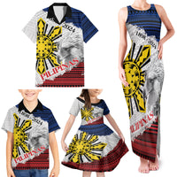Philippines 126th Independence Day Family Matching Tank Maxi Dress and Hawaiian Shirt Pilipinas Hunyo 12 Maligayang Araw ng Kalayaan LT9 - Polynesian Pride