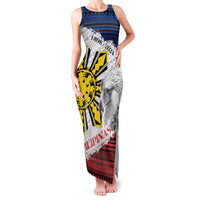 Philippines 126th Independence Day Family Matching Tank Maxi Dress and Hawaiian Shirt Pilipinas Hunyo 12 Maligayang Araw ng Kalayaan LT9 Mom's Dress White - Polynesian Pride